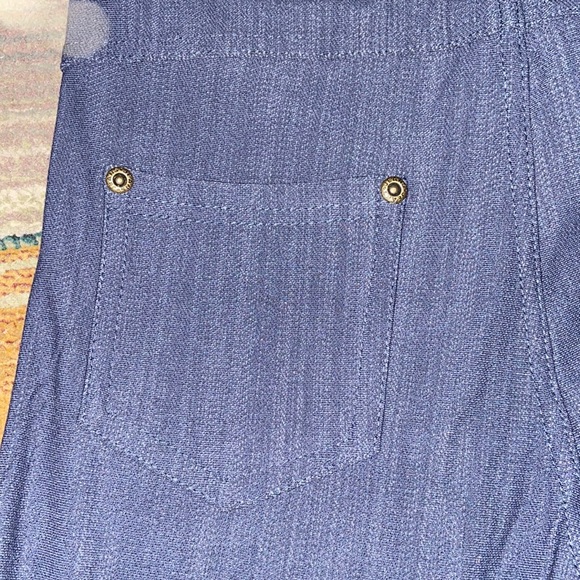 Blue jeggings one size but fits as a small - Picture 3 of 5